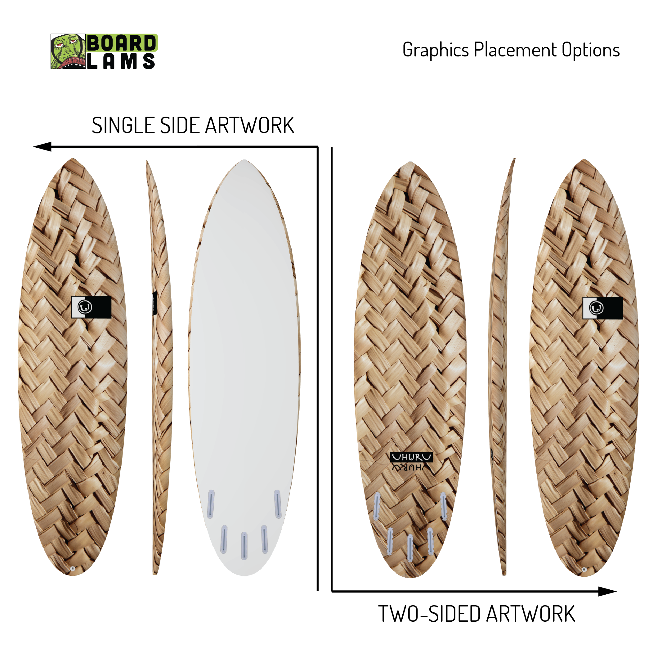 Made-to-Order Surfboard Serving Board